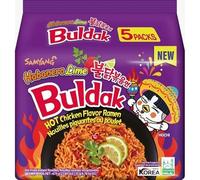 SOULGOODS | Samyang Fideos Tomate Pollo Caliente 5 x 140 g Ramen | Fideos listos Instant Fire Noodles suave y picante | Ramyun Gourmet Halal Stir - Plato rápido