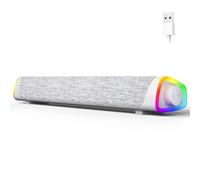 SOULION R30 Plus Altavoces PC, Funciona con USB Barra de Sonido, Bluetooth