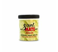 Soulmate African Herbal Hair Grow Cream 12.5 oz | Moisturizing Cream with Jojoba Oil for Smooth & Shiny Hair | Pure Remedy for Scalp Thinnin