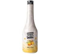 SOULMIX Concentrado Base Natural Piña/Coco 750 ml | Mixer Profesional Sin Alcohol | Base para Piña Colada con Piña de Costa Rica y Coco de Tailandia | HORECA