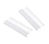 Soulnioi 2000 piezas transparentes de 35 mm - Gancho en J estándar para etiquetado de ropa, sujetadores de plástico para etiquetado de etiquetas