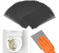 SoulQool Pantalla de limpieza flexible para el hogar, removedor de agua dura para inodoro, almohadilla de malla abrasiva para eliminar carbono, escala de óxido para depósitos de calcio de manchas (30