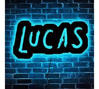 SOULSIS Letreros de neón LED personalizados Letreros de neón personalizados para boda Fiesta de cumpleaños Bar Logo Nombre elegante Letrero de neón para negocios o hogar B09YR1DL8P
