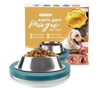 SoulThink® Bandeja a prueba de hormigas para gatos y perros - Nueva innovación antihormigas para mascotas, plato de comida para mascotas, sin productos químicos, no necesita agua, diferente de la