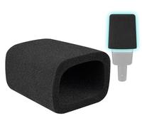 SOULWIT 2 Piezas Espuma Micrófono Filtro Antipop para AKG C214 Large-Diaphragm Condenser (C214d1) Micrófonos, Protector de Mic Cubierta Parabrisas - Negro