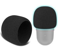 SOULWIT 2 Piezas Micrófono Pop Filtro para Razer Seiren Mini/Seiren V2 Pro, Cubierta Protectora de Micrófono Parabrezza Espuma