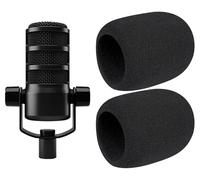 SOULWIT 2Pcs Filtro Pop para RØDE (Rode) PodMic - Negro