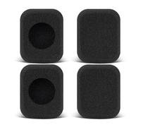 SOULWIT 4 Piezas Almohadillas Repuesto para Bang & Olufsen B&O Beoplay Form 2/2i Auriculares, Almohadillas de Esponja Suaves y Duraderas con Espuma de Alta Densidad - Negro
