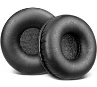 SOULWIT 50mm Almohadillas Repuesto para Plantronics Blackwire C210/C220/C610/C620, Cojines Cascos para Poly EncorePro 310(EP310)/EncorePro 320(EP320)/SAVI W410/SAVI W420/SAVI W710/SAVI W720 - Negro