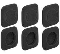 SOULWIT 6 Piezas Almohadillas de Repuesto para Logitech Stereo Headset H150, Suaves y Duraderas Almohadillas de Esponja con Espuma de Alta Densidad - Negro