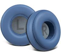 SOULWIT 70mm Almohadillas de Repuesto para JBL Tune 450BT (T450BT)/Tune 500BT (T500BT)/Tune 510BT/Tune 520BT/Tune 460BT(T460BT), Almohadillas para JR 300BT/JR300/JR 310BT/JR310-Azul