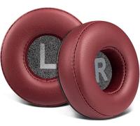 SOULWIT 70mm Almohadillas de Repuesto para JBL Tune 450BT (T450BT)/Tune 500BT (T500BT)/Tune 510BT/Tune 520BT/Tune 460BT(T460BT), Almohadillas para JR 300BT/JR300/JR 310BT/JR310-Borgoña
