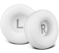 SOULWIT 70mm Almohadillas de Repuesto para JBL Tune 450BT/Tune 460BT/Tune 500BT/Tune 510BT/Tune 520BT/Tune 530BT/JR 300BT/JR 310BT/E40BT/Junior 320BT/E40BT-Blanco