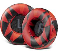 SOULWIT 70mm Almohadillas para Sony WH-CH500/CH510/CH520,MDR-ZX100/ZX110/ZX110NC/ZX110AP/ZX220/XB200/ZX300/ZX330BT,MDR-V100/V150/V200/V250/V300/V400,para DR-BT101 - Tormenta Roja