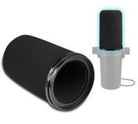 SOULWIT Actualizado Espuma Micrófono Filtro Antipop para Shure SM7B/SM7dB, Protector de Mic Cubierta Parabrisas para Modelo Cilíndrico RK345/RK345B