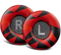 SOULWIT Almohadillas de 70 mm de Recambio para Jabra Move/Elite 25h, Almohadillas de Piel sintética más Suave, Espuma de Alta Densidad para Aislamiento del Ruido-Tormenta Roja