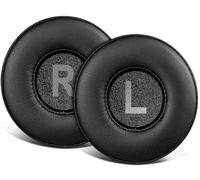 SOULWIT Almohadillas de 70 mm de Recambio para Jabra Move/Elite 25h, Almohadillas de Piel sintética más Suave, Espuma de Alta Densidad para Aislamiento del Ruido-Negro