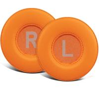 SOULWIT Almohadillas de 70 mm de Recambio para Jabra Move/Elite 25h, Almohadillas de Piel sintética más Suave, Espuma de Alta Densidad para Aislamiento del Ruido-Naranja