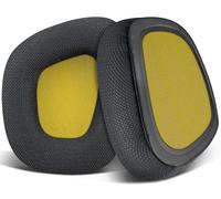 SOULWIT Almohadillas de Amarillo Malla para Corsair Void(Pro/Elite) - Negro