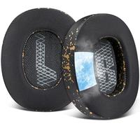 SOULWIT Almohadillas de Gel Refrescante para JBL E65BTNC/Live 650BTNC/Live 770NC/Live 660NC/Duet NC Over-Ear Auriculares, Recambio Almohada Cascos con Espuma de Alta Densidad (Negro Dorado)