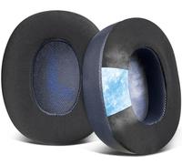SOULWIT Almohadillas de Gel Refrescante para JBL E65BTNC/Live 650BTNC/Live 770NC/Live 660NC/Duet NC Over-Ear Auriculares, Recambio Almohada Cascos con Espuma de Alta Densidad (Azul Marino)