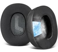 SOULWIT Almohadillas de Gel Refrescante para JBL E65BTNC/Live 650BTNC/Live 770NC/Live 660NC/Duet NC Over-Ear Auriculares, Recambio Almohada Cascos con Espuma de Alta Densidad(Negro)