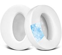 SOULWIT Almohadillas de Gel Refrescante para Sennheiser HD4.50, HD4.50BT, HD 4.50BTNC, HD4.50SE, HD4.40BT, HD4.30G, HD4.20S, HD458BT, HD450, HD 450BT, HD400S, HD350BT,HD300-Blanco