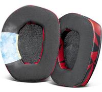 SOULWIT Almohadillas de Gel Refrescante para Sennheiser RS165/TR165/RS175/TR175/RS185/TR185/RS195/TR195(RS/TR 175 185 195 RF), Almohadillas para HDR165/HDR175/HDR185/HDR195(HDR 195RF) - Rojo Tormenta