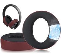 SOULWIT Almohadillas de Gel Refrescante para Sony New Gold Wireless Playstation PS4 Auriculares, Almohadillas de Repuesto para la Versión 2018, Modelo CUHYA-0080-Borgoña