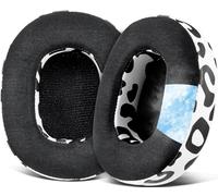 SOULWIT Almohadillas de Gel refrigerante de Repuesto Auriculares para Skullcandy Hesh 3/ANC/EVO y Crusher Wireless/ANC/EVO/Venue ANC-Leopardo de Nieve