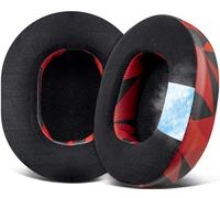 SOULWIT Almohadillas de Gel refrigerante de Repuesto Auriculares para Skullcandy Hesh 3/ANC/EVO y Crusher Wireless/ANC/EVO/Venue ANC-Rojo Tormenta