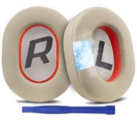 SOULWIT Almohadillas de Gel Refrigerante de Repuesto para Plantronics BackBeat Pro 2, Voyager 8200 UC Auriculares, Almohadillas de Espuma con Memoria para Aislamiento del Ruido