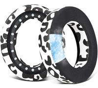 SOULWIT Almohadillas de Gel Refrigerante para Corsair HS70/Pro HS60/Pro HS50/Pro HS75 XB Auriculares, Almohadillas para Los oídos Aislamiento de Ruido-Leopardo de Nieve