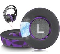 SOULWIT Almohadillas de Gel Refrigerante para Plantronics (Poly) Rig 400(400Pro HC, 400HS, 400HX, 400HA), Almohadillas para Rig 500(500E, 500HD, 500HX)/Rig 505(505HS)/Rig515(515HD) Headset