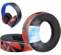 SOULWIT Almohadillas de Gel Refrigerante para Sony Gold Wireless PlayStation PS4 Auriculares, Almohadillas de Repuesto para la Versión 2014, Modelo de Auriculares CECHYA-0083 (Rojo Tormenta)