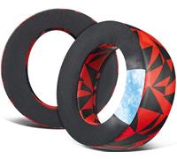 SOULWIT Almohadillas de Gel Refrigerante para Sony PlayStation PS5 Pulse Elite Inalámbricos Auriculares, Almohadillas con Espuma de Aislamiento de Ruido - Rojo Tormenta