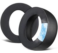 SOULWIT Almohadillas de Gel Refrigerante para Sony Playstation PS5 Pulse Elite Inalámbricos Auriculares, Almohadillas con Espuma de Aislamiento de Ruido - Negro