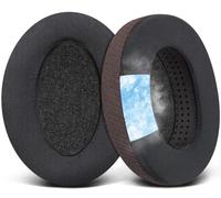 SOULWIT Almohadillas de Gel Refrigerante Repuesto para Sennheiser HD650, HD660 S, HD660S2, HD600, HD6XX, HD58X, HD580, HD565, HD545, HD535 Auriculares, Recambio Almohada Cascos Tela de Seda Ice