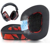SOULWIT Almohadillas de Gel Refrigerante Repuesto para Turtle Beach Stealth 600 Gen 2 USB/MAX, 600 Gen3 PC/PS/XB, 500 XB Wireless Auriculares,con Espuma de Aislamiento de Ruido