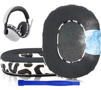 SOULWIT Almohadillas de Pepuesto para Sony Inzone H7(WH-G700)/H9(WH-G900N) Auriculares Inalámbricos para Juegos, Almohadillas con Espuma de Aislamiento de Ruido, Tejido de Seda de Hielo