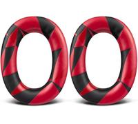 SOULWIT Almohadillas de PU para 3M WorkTunes(90541, 90542, 90543, 90544)/Peltor Sport(Tactical TAC 100/300/500, 90565, 90566, 97040, 97041, 97042)/ZOHAN(EM033/037/042)/PROHEAR(032/033/037)