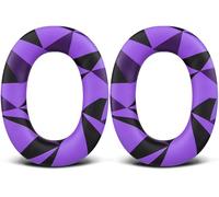 SOULWIT Almohadillas de PU para 3M WorkTunes(90541, 90542, 90543, 90544)/Peltor Sport(Tactical TAC 100/300/500, 90565, 90566, 97040, 97041, 97042)/ZOHAN(EM033/037/042)/PROHEAR(032/033/037)