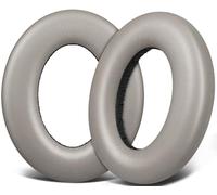 SOULWIT Almohadillas de Repuesto de Cuero Proteína para Sennheiser Momentum 4 Over/Around Ear Wireless Auriculares, Almohada Cascos con Espuma de Alta Densidad para Aislamiento del Ruido