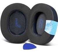 SOULWIT Almohadillas de Repuesto de Gel Refrigerante para JBL E55BT(E55 BT) Over-Ear Wireless Auriculares, Almohadillas con Espuma Aislante del Ruido - Azul Marino