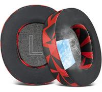 SOULWIT Almohadillas de Repuesto de Gel Refrigerante para Steelseries Arctis Nova Pro Wired, Nova 1/1X/1P/3/3P/3X/4/4P/4X/5/5P/5X/7/7X/7P, con Espuma de Aislamiento de Ruido de Alta Densidad