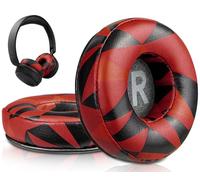SOULWIT Almohadillas de Repuesto para Anker Soundcore H30i los Auriculares inalámbricos, Almohadillas con Espuma Aislante del Ruido-Cuero Proteico Tormenta Roja