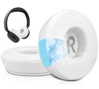SOULWIT Almohadillas de Repuesto para Anker Soundcore H30i los Auriculares inalámbricos, Almohadillas con Espuma Aislante del Ruido-Gel Refrescante Blanco