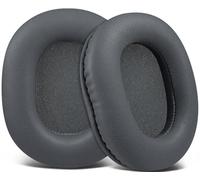 SOULWIT Almohadillas de Repuesto para Audio Technica ATH M50X M50XBT M50RD M40X M30X M20X MSR7 SX1 Monitor,Almohadillas Cascos con Suave de Proteínas de Cuero, Espuma de Memoria de Alta Densidad