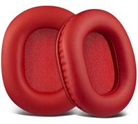 SOULWIT Almohadillas de Repuesto para Audio Technica ATH M50X M50XBT M50RD M40X M30X M20X MSR7 SX1 Monitor,Almohadillas Cascos con Suave de Proteínas de Cuero, Espuma de Memoria de Alta Densidad