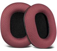 SOULWIT Almohadillas de Repuesto para Audio Technica ATH M50X M50XBT M50RD M40X M30X M20X MSR7 SX1 Monitor,Almohadillas con Tejido de Malla Resistente, Espuma de Alta Densidad